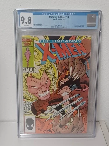 UNCANNY X-MEN #213 CGC Graded 9.8 ~ White Pages