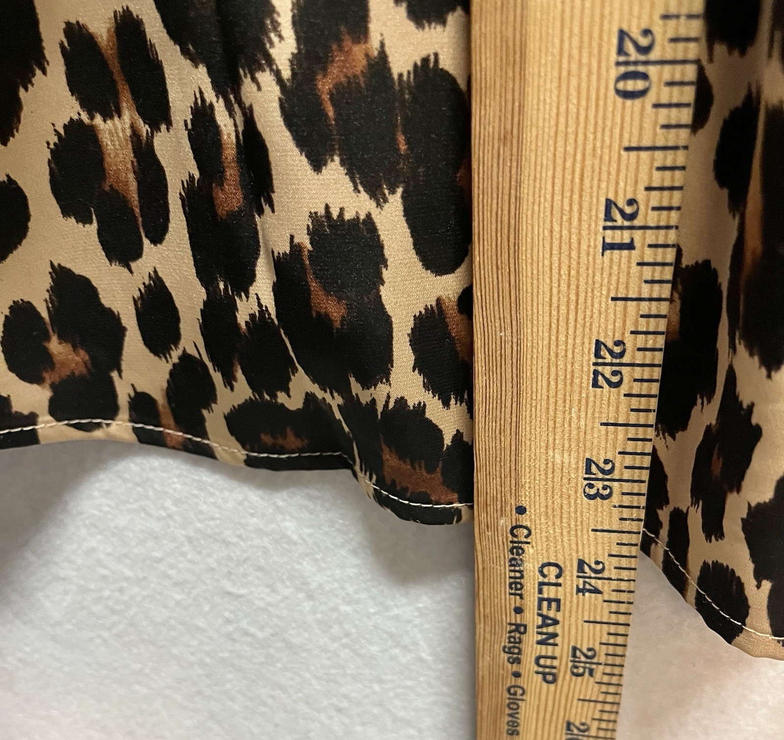 Talbots Leopard Print Button Down Long Sleeve Str… - image 5