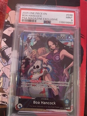 Boa Hancock (2025 PSA Magazine Promo) OP07-038 One Piece Promotion