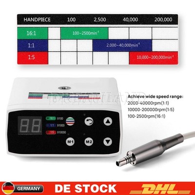 NSK Style Dental LED Brushless Micro Motor Inter Spray Electric 4Hole Ausrüstung