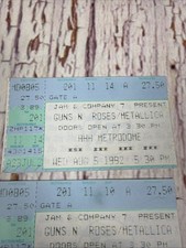 Guns N Roses Ticket Stub for sale | eBay