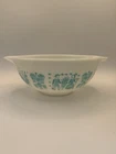 Pyrex 443 Amish Butterprint Turquoise Cinderella Mixing Bowl 2.5 Qt