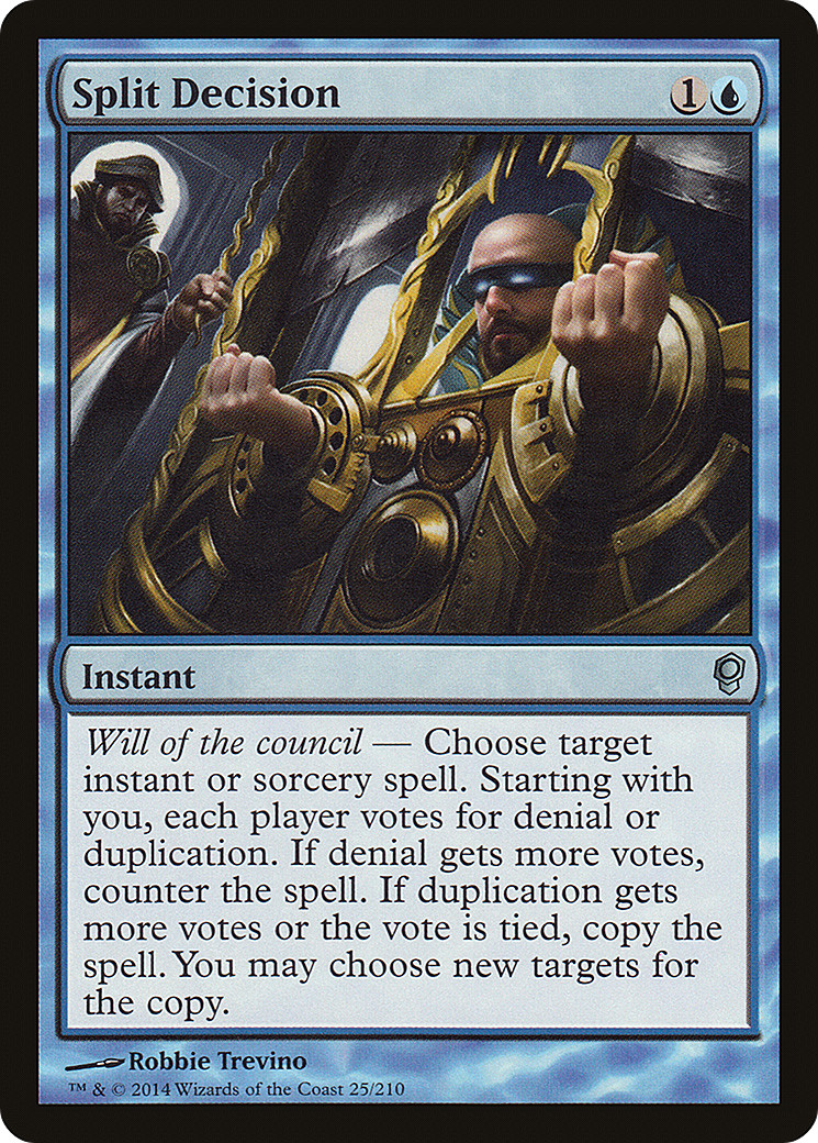 Split Decision #25 (MP) Conspiracy CNS Magic MTG