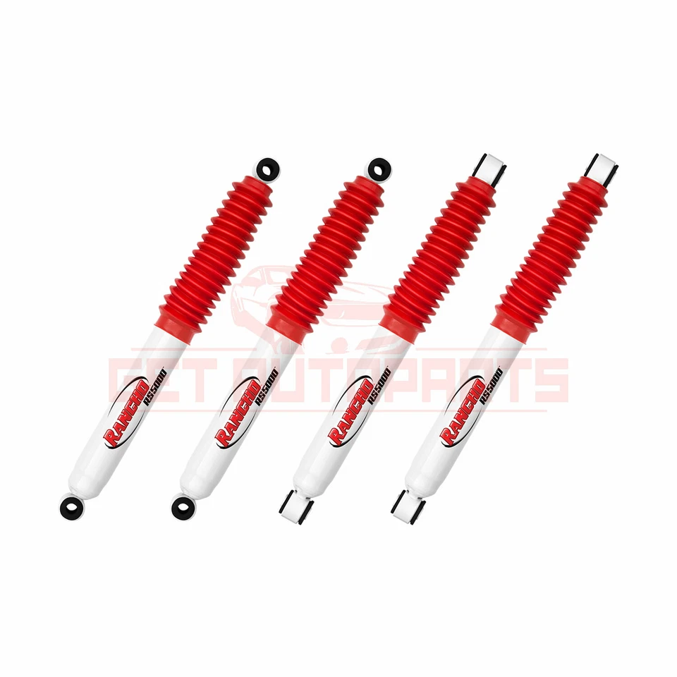 Kit de 4 Amortiguadores de Gas Rancho RS5000X Delanteros y Traseros para Chevrolet K10 4x4 69-86 Foto 2 de 4