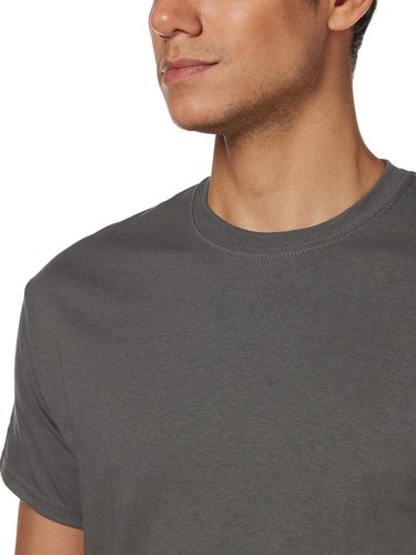 Gildan mens Heavy Cotton T-shirt, Style G5000, Multipack Shirt, Charcoal (2-pack - Picture 2 of 4