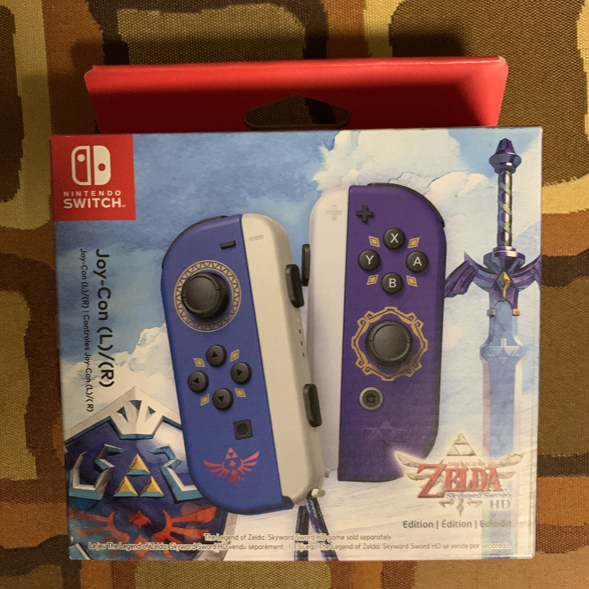 Nintendo Legend of Zelda Skyward Sword Joy-Con Controller Blue