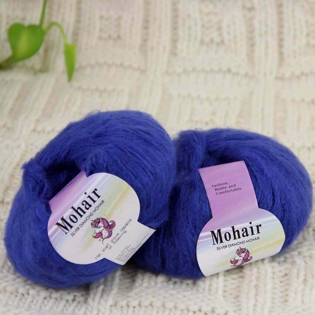 Sale 2BallsX25gr Fluffy Soft Mohair Lace Shawl Rugs Blankets Crocheted Yarn 25 Sale 2BallsX25gr Fluffy Soft Mohair Lace Shawl Rugs Blankets Crocheted Yarn 25