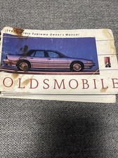 VINTAGE 1991 OLDMOBILE CUTLASS SUPREME OWNERS OPERATORS MANUAL GUIDE BOOK 