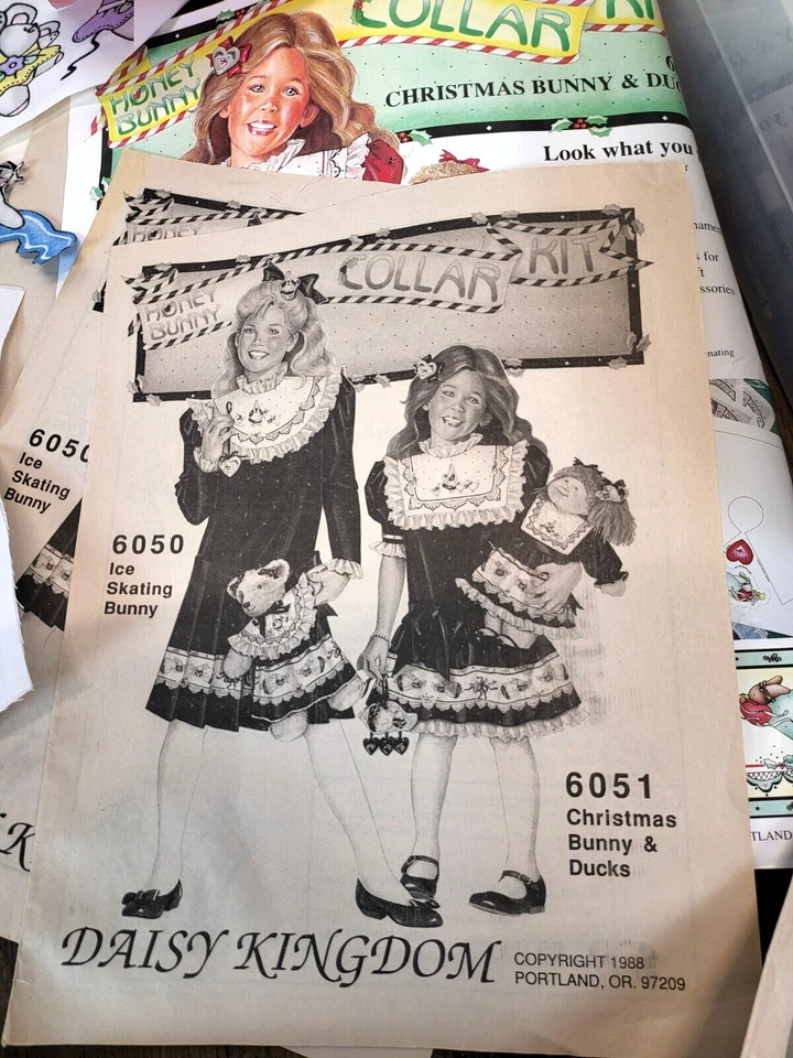 Daisy Kingdom Christmas Honey Bunny & Ducks Replacement Misc Heat Transfers 6051 - Image 3 of 4