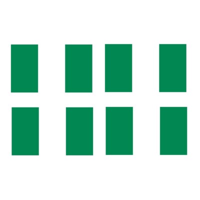 Set 4 x Nigeria Flagge Temporäres Tattoo Wasserdicht Nigerianische Flagge