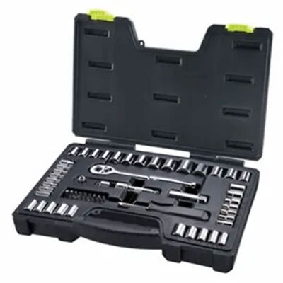 Master Mechanic 1/4 x 3/8'' Drive 54 Piece Mechanic's Tool Accessory Socket Set