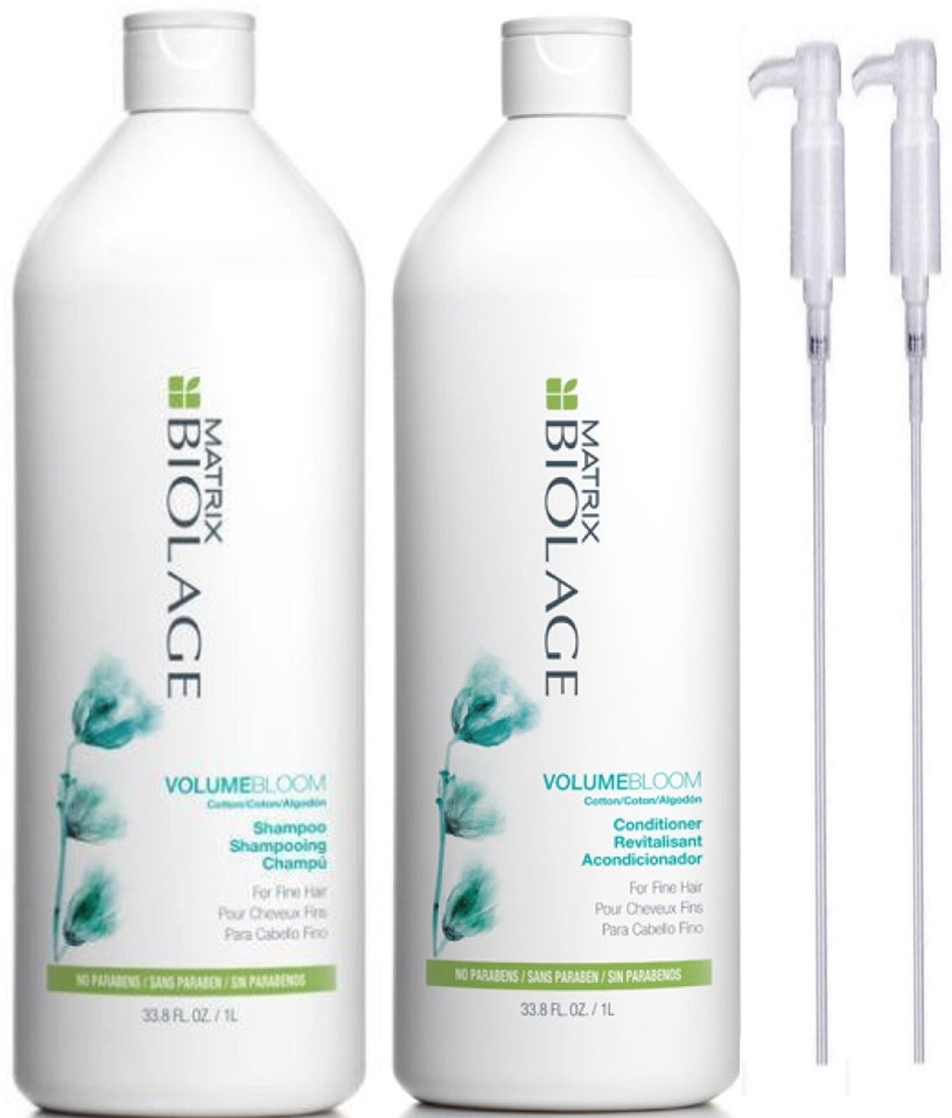MATRIX BIOLAGE VOLUMEBLOOM SHAMPOO 1 L AND CONDITIONER 1 L AND PUMPS eBay