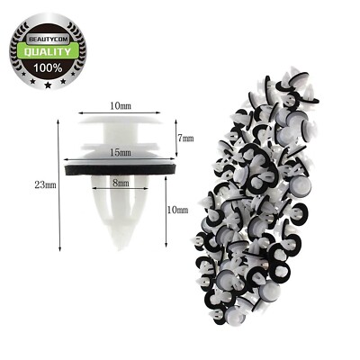 100 SET Door Panel Clips for BMW 3/5/7 Series E36 E34 E46 Z3 M3 M5 W/ Seal Ring