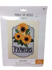Needle Creations Punch Needle Kit  Sunflowers  