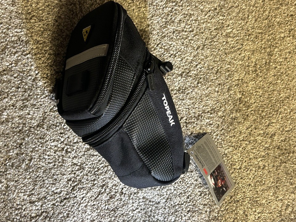 Topeak Aero Wedge Bicycle Expandable Saddle Bag Black **No Clip eBay