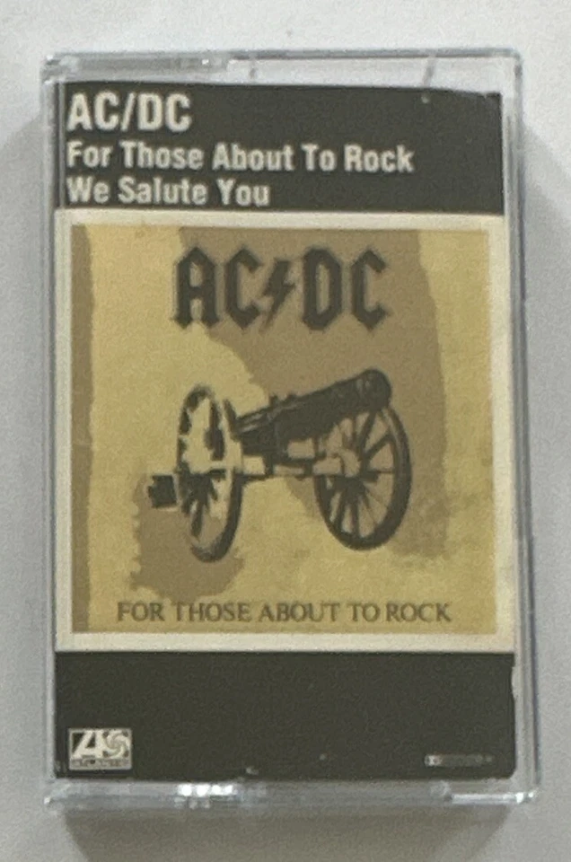 AC/DC - For Those About to Rock (We Salute You) - Cassette Tape Ex / Mint - Image 2 of 4