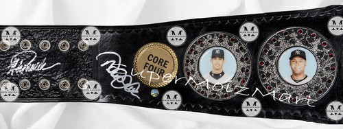 New York Yankees Championship Belt American baseball MLB Fan Belt 2mm Brass - Picture 2 of 4