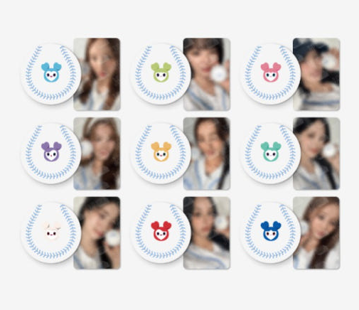 TWICE 2024 FANMEETING HOME 9ROUND OFFICIAL MD BASEBALL PHOTO CARD