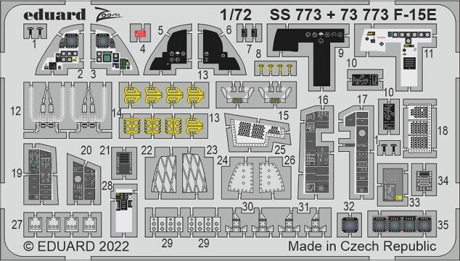 Eduard Accessories SS773 - 1:72 F-15E - New
