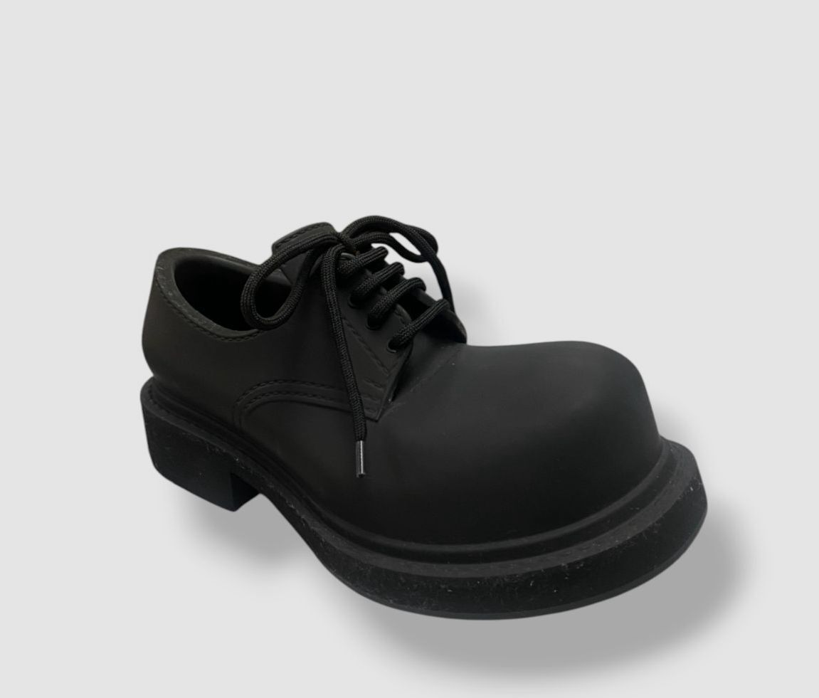 SAOLA Scarpe derby uomo Balenciaga steroidi gomma nera taglia 37