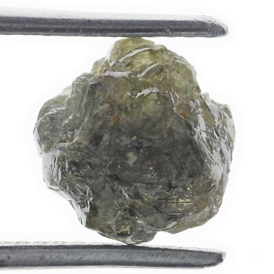 4.37 CT Earth Mine Raw Loose Gemstone, Real Natural Rough Loose Greenish Diamond