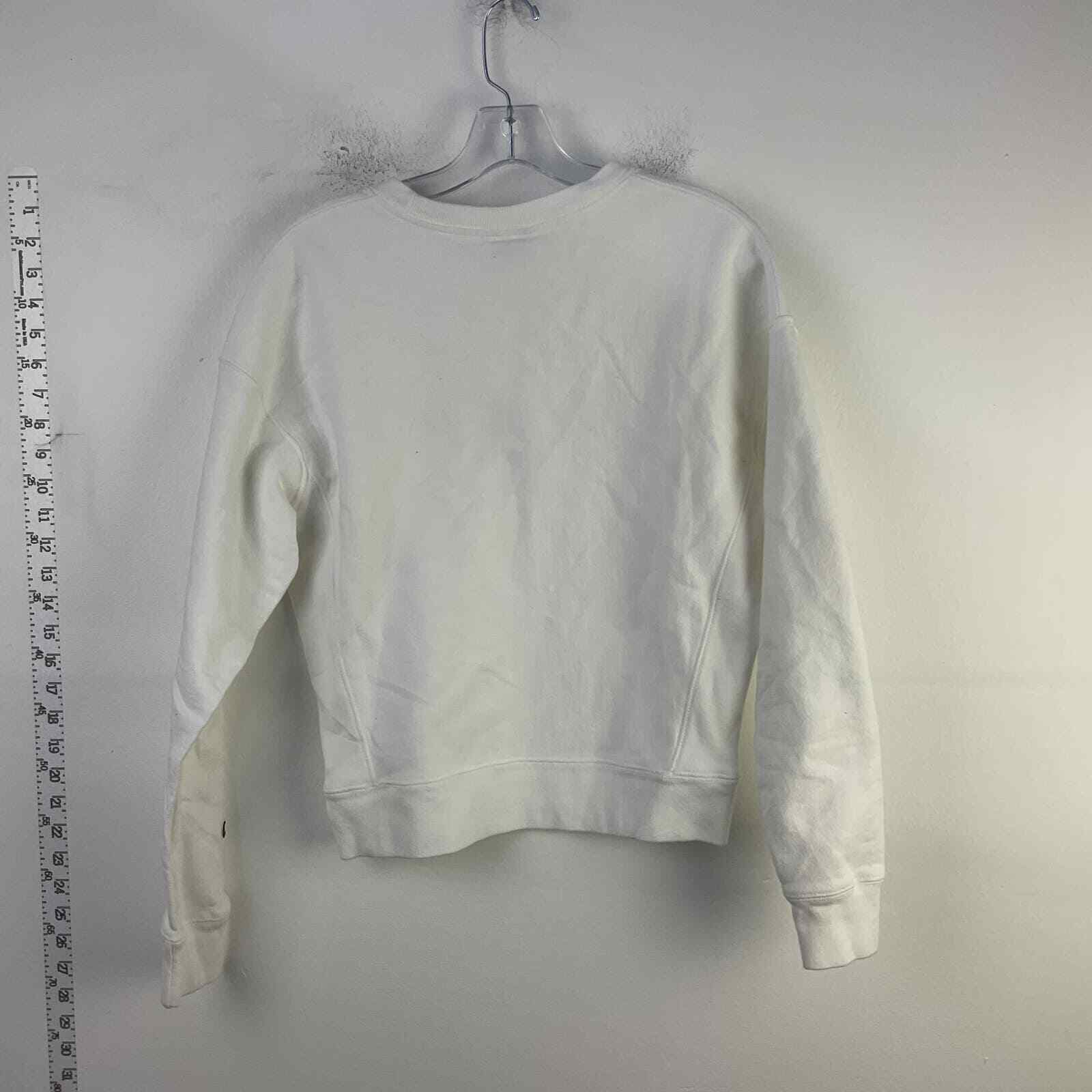 Champion White Women's Pullover Sweatshirt S - image 2