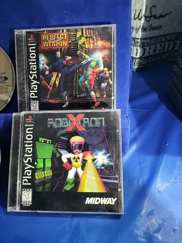 Playstation 1 Games Bundle (PERFECT WEAPON & ROBOTRON ) - Picture 3 of 7