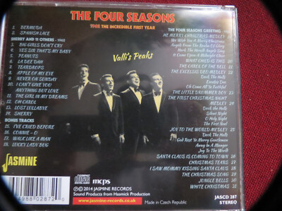 The Four Seasons Valli's Peaks: 1962: The Incredible First Year (CD) Album