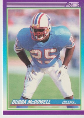 Score 1990 NFL Karte Houston Oilers #151 Bubba McDowell