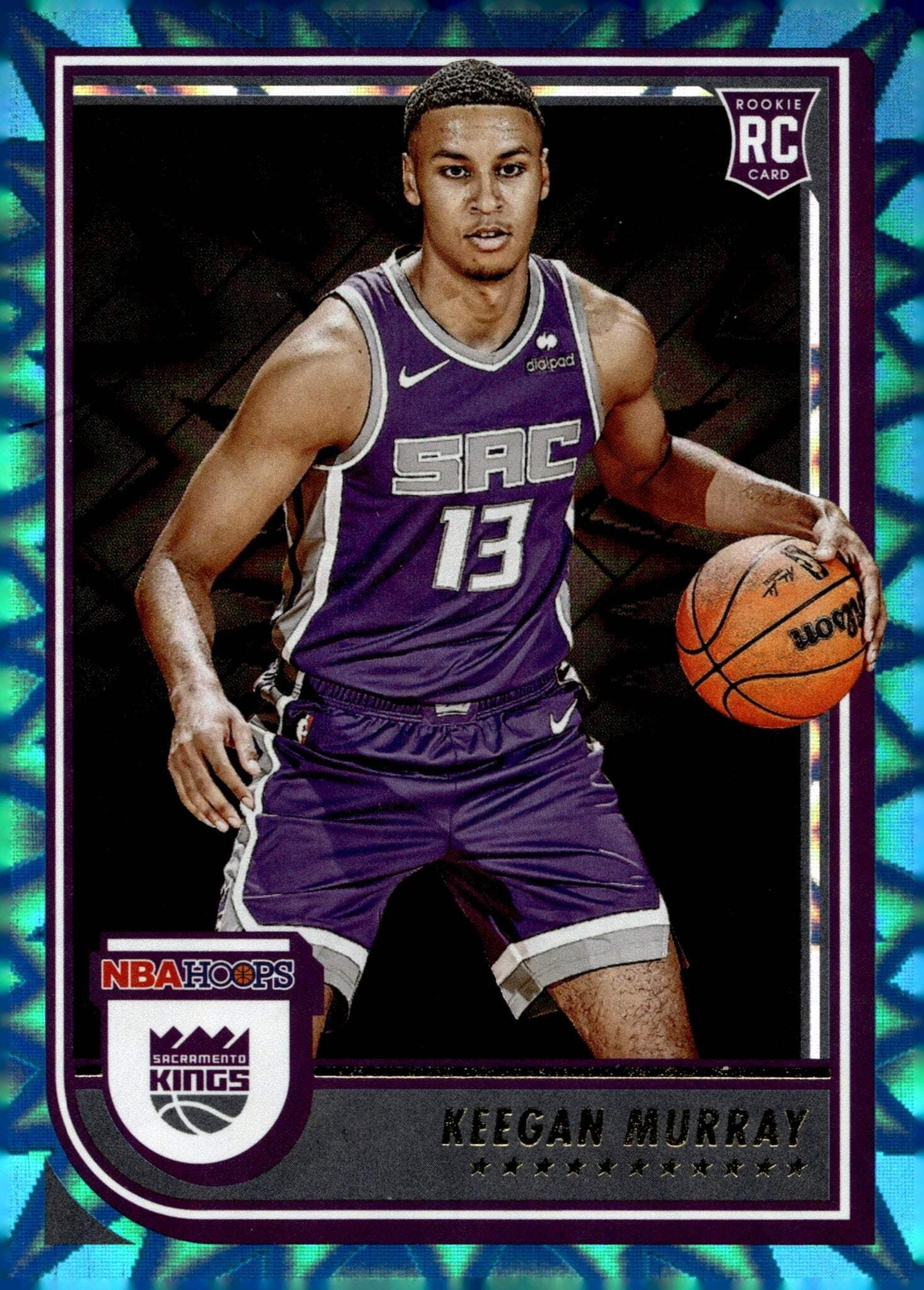 Keegan Murray 2022-23 Panini Hoops Teal Explosion RC #234