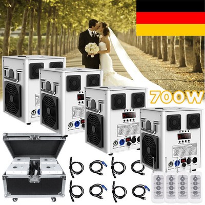 750W Kalte Funkenmaschine Fontäne Feuerwerk DJ Bühneneffekt Show mit Flight Case