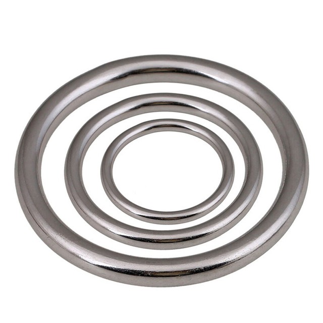 304 Stainless Steel Welded Ring O Ring Round Rings Polishing Inner