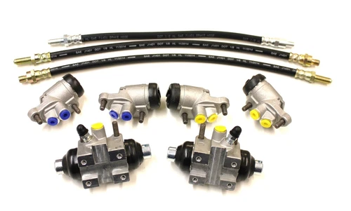 JOWETT JAVELIN & JUPITER 1950 - 1954 CAR SET BRAKE CYLINDERS AND FLEXIBLE HOSES