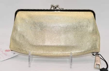 HOBO INTL Millie Clutch Wallet in Gold