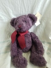 Bearberrie Purple Bears from the Past Russ Berrie 4641 with tags