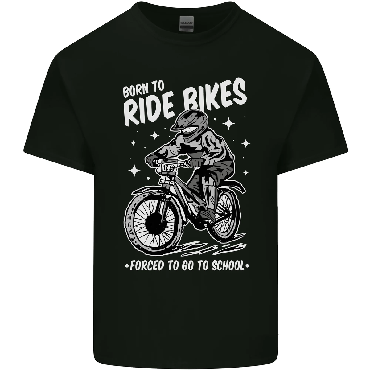 Born to Ride Motocross MotoX Dirt Bike Kids T-Shirt Boys Girls