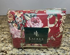 Vintage Ralph Lauren Marseilles Floral FULL Flat Sheet NEW Fitted AVAILABLE 