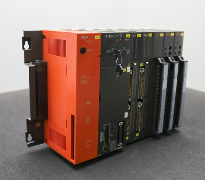 MITSUBISHI MELSEC PLC System bestehend aus 1x A63P 1x A2ACPU 1x AY13E 2x AX82