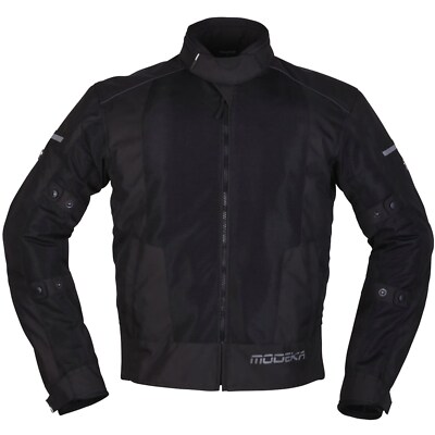 Herren Motorrad Jacke 4XL - Modeka Veo Air - Sommer Textil Mesh schwarz