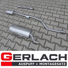 Auspuff für Peugeot 206 CC 1.6i 16V 2000-2005 Chrome Endrohr Auspuffanlage 3622
