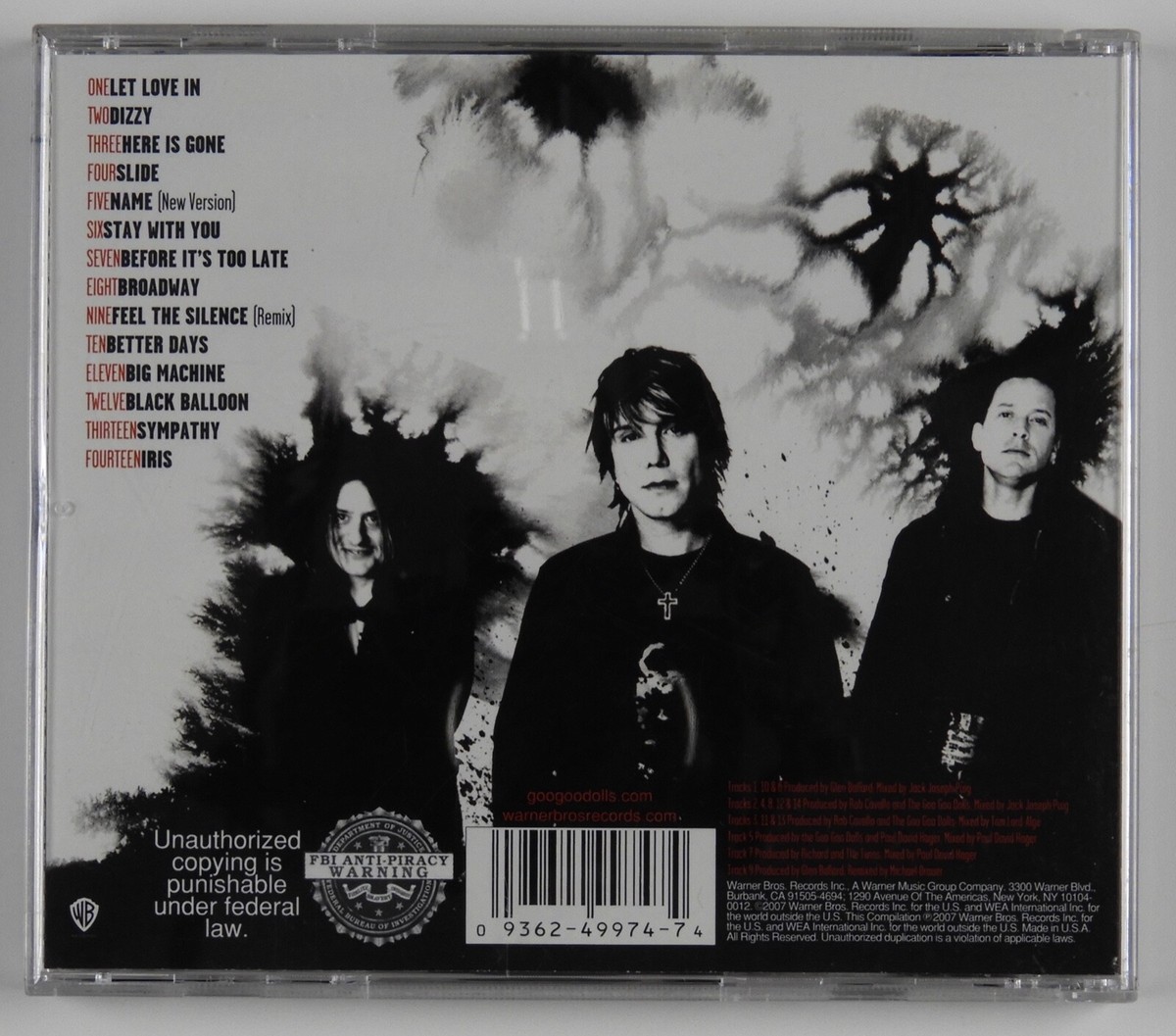 The Goo Goo Dolls Fully JSA Signed Autograph CD Booklet Greatest