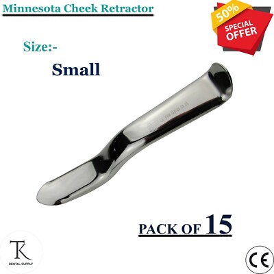15 Stück Chirurgische Oralchirurgie Instrumente Minnesota Wangen- & Zungenretraktoren
