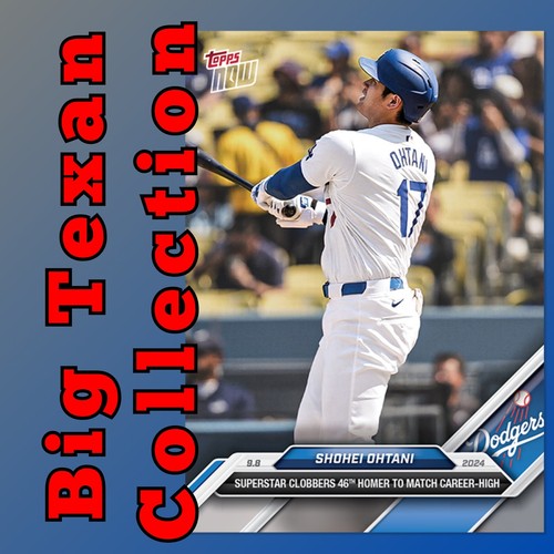 2024 Topps Now Shohei Ohtani #665 Los Angeles Dodgers   46 HR -IN HAND