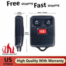 2x Keyless Entry Remote Control Key Fob For Ford Clicker Transmitter 3 Button