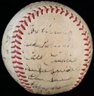 Jackie Robinson Roy Campanella 1948 Dodgers Team Signed Autographed Baseball PSA