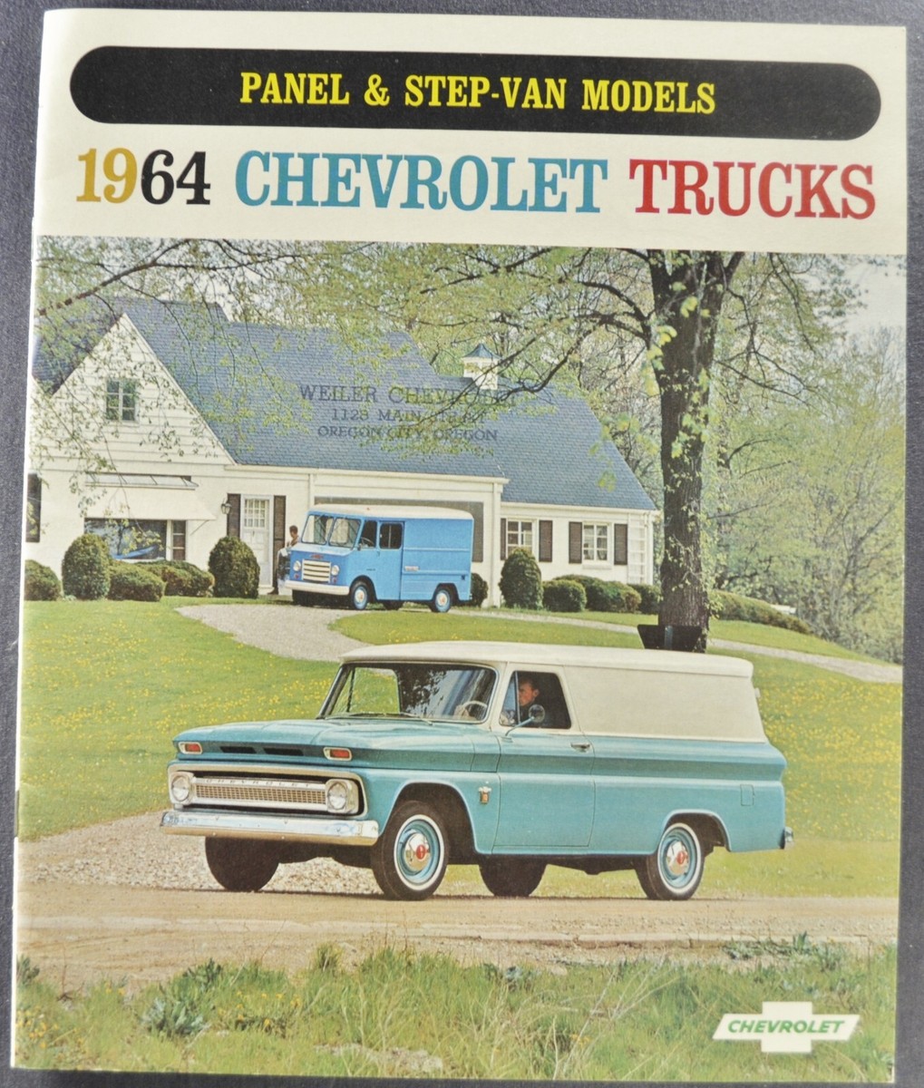 1964 Chevrolet Panel Truck & Step-Van Brochure Excellent Original