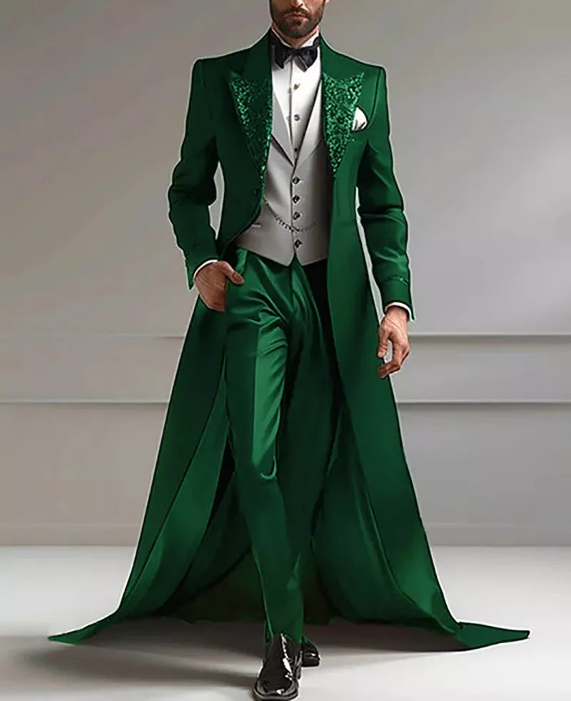 Costume Homme Deux Pièces Slim Fit Regular Fit Single Snap Pure Color - Veste Et Pantalon Mariage