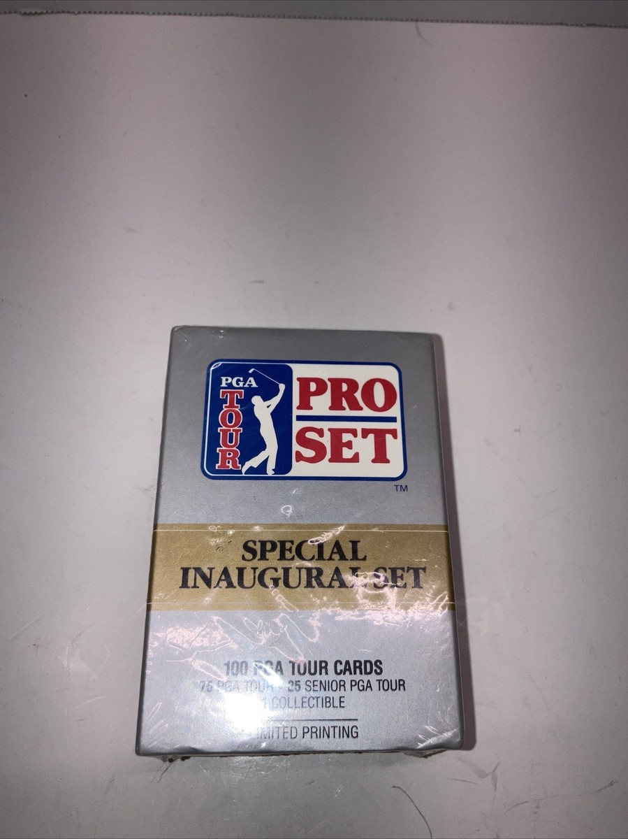 LAPPA※プロフィール必読 RARE 1990 Pro Set PGA Tour Golf 100 Card Inaugural Set - NEW
