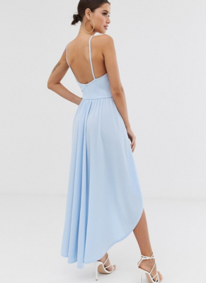 ASOS Club L London Club L hi-lo midi dress with key hole detail | eBay UK