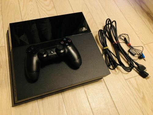 PS4 Jet Black Original 500GB Console Box Sony PlayStation 4 [BX] | eBay